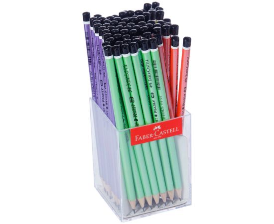Карандаш ч/г Faber-Castell "Pearly" HB, круглый, заточен., ассорти 116100