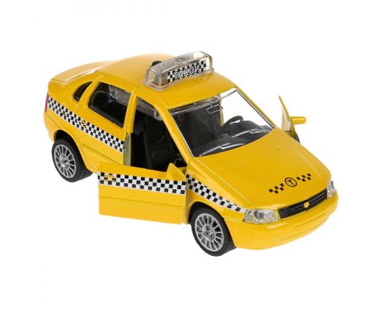 Машина металл LADA калина ТАКСИ 12 см, свет+звук, откр. дв., инерц 117160 117160