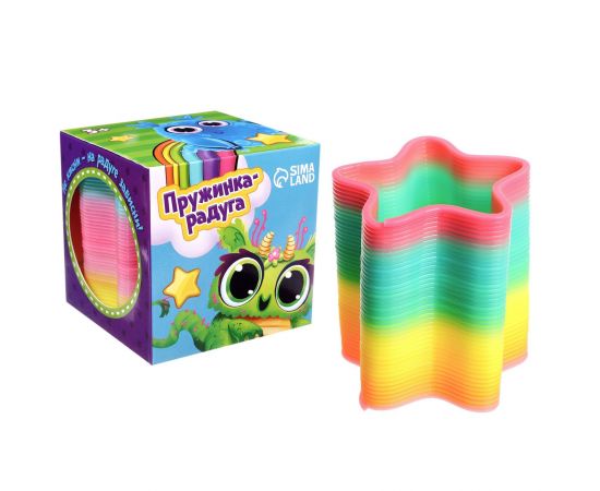 Пружинка - радуга Funny toys «Улёт!», d=5 см, МИКС 2694895