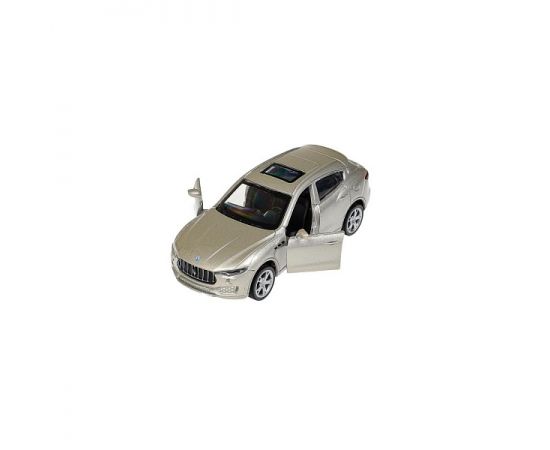 Машина металл maserati levante, 11,5 см,  двери, инерция, серебристый, 378390
