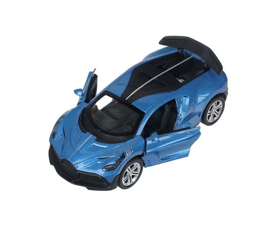 Модель металл свет-звук bugatti divo 14,9 см, двери, инерция, спойлер 401142 401142