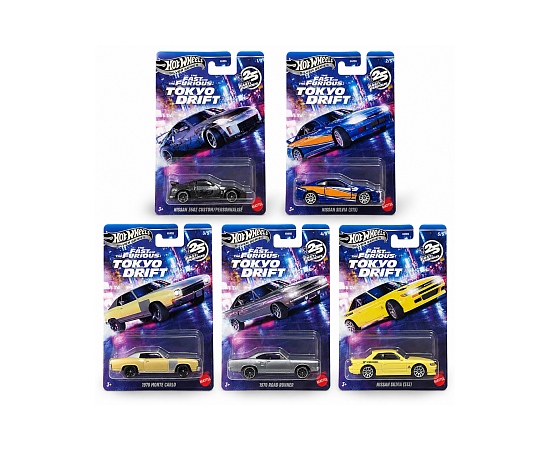 Машинка коллекционная Mattel Hot Wheels Fast & Furious HNR88 HNR88
