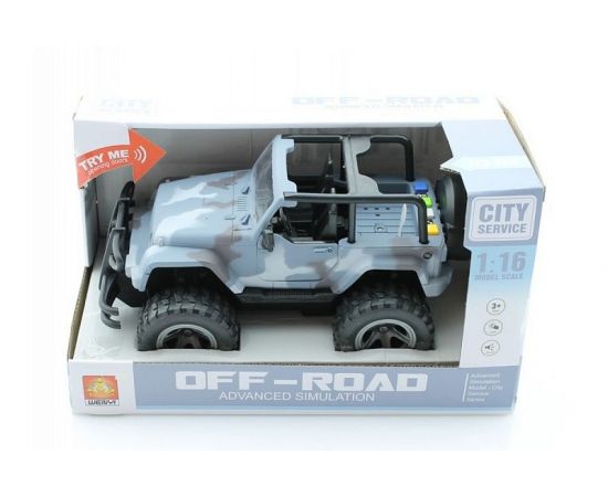 Джип Off-Road инерц. свет. звук 1:16 WY391A Т23334 WY391A