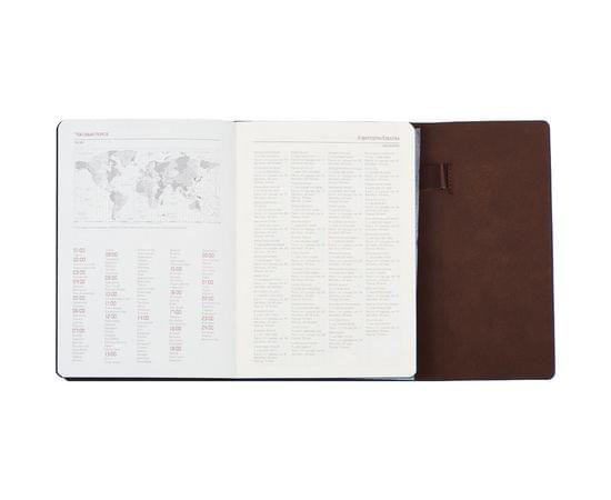 Ежедневник недат. А5, 176л, с магнитным клапаном, WALTZ, синий 3-543/01 994611