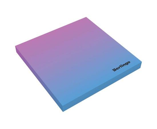Самоклеящийся блок Berlingo "Ultra Sticky. Radiance", 75*75мм, 50л., розовый/голубой градиент LSn_39801