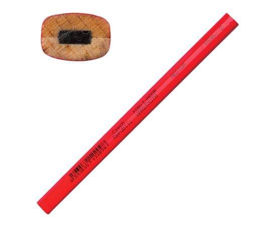 Карандаш столярный KOH-I-NOOR, 1шт., НВ, грифель 5х2мм, корпус красный, 153600200177 181004 