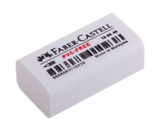Ластик Faber-Castell "PVC-free", прямоугольный, в пленке, 31*16*11мм 188648