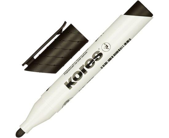 Маркер для досок KORES чёрный 3 мм круглый наконечник '20830 204452