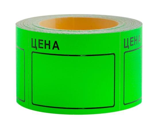Ценник большой OfficeSpace, 50*40мм, зеленый, 200шт./рулон Spt_4159