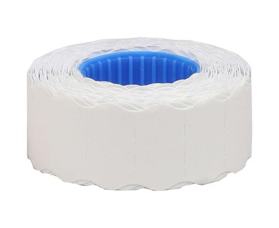 Этикет-лента OfficeSpace, 22*12мм, волна, белая, 800 этикеток 243305