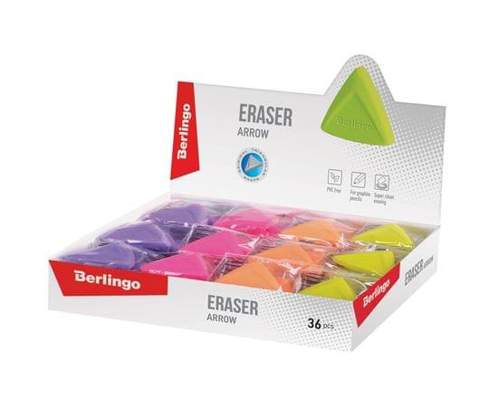 Ластик Berlingo "Arrow", треугольный, термопластичная резина, 40*35*10мм BLc_00310