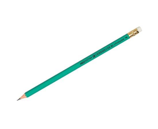 Карандаш ч/г OfficeSpace HB, с ластиком, заточен., пластиковый 260820