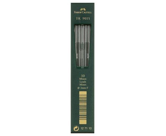Грифели для цанговых карандашей Faber-Castell "TK 9071", 10шт., 2,0мм, F 285892