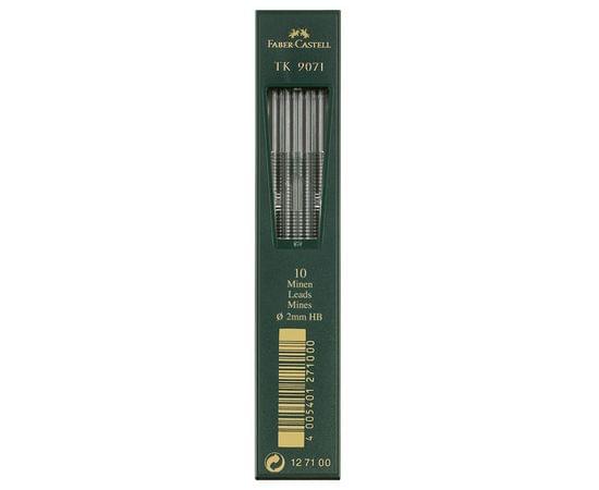 Грифели для цанговых карандашей Faber-Castell "TK 9071", 10шт., 2,0мм, HB 285894