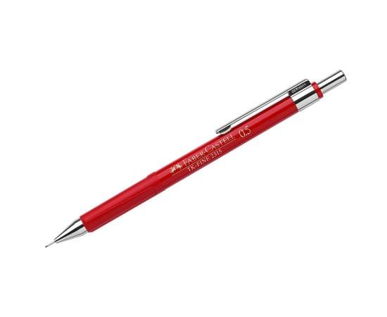 Карандаш механический Faber-Castell "TK-Fine 2315", HB, 0,5мм, с ластиком, красный корпус 286970
