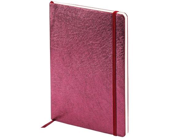 Записная книжка A5 72л. кожа, Clairefontaine "Cuiris. Cherry", 90г/м2, на резинке, ляссе, карман 400093C