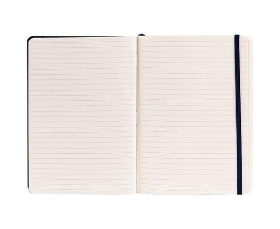 Записная книжка A5 72л. кожа, Clairefontaine "Cuiris. Oil", 90г/м2, на резинке, ляссе, карман 400094C