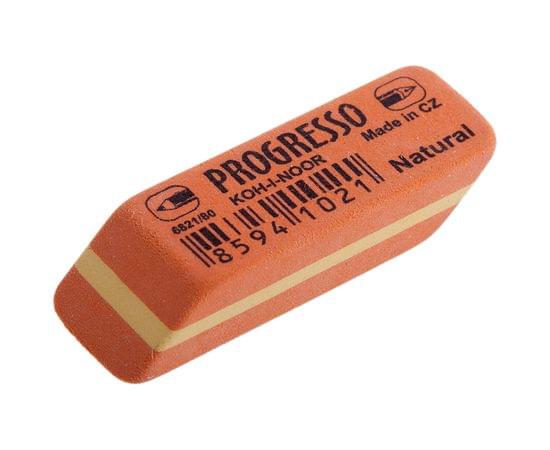 Ластик Koh-I-Noor "Progresso" 80, комбинированный, каучук, 41*14*8мм 6821080006KDRU