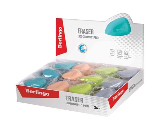 Ластик Berlingo "Ergonomic Pro", фигурный, термопластичная резина, 50*32*15мм BLc_00330