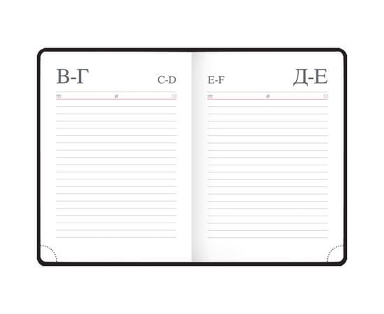 Ежедневник недатир. А6, 136л., кожзам, OfficeSpace "Nebraska", коричневый En6_12839