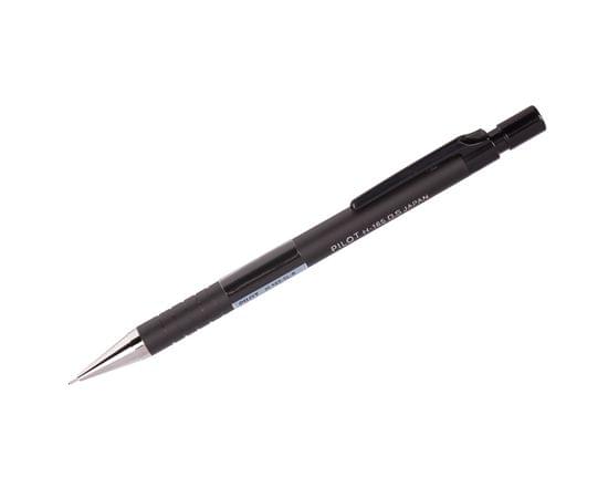 Карандаш механический Pilot 0,5мм, с ластиком, черный прорезиненный корпус H-165-B