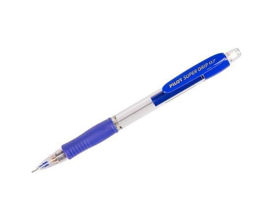 Карандаш механический Pilot "Super Grip" 0,7мм, с ластиком, синий корпус H-187-L
