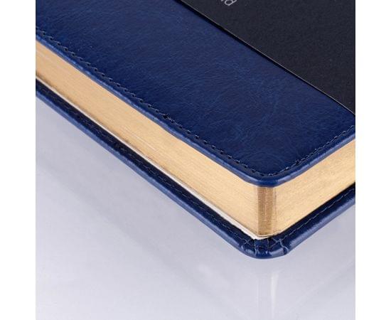 Ежедневник недатированный, А5, 160л., кожзам, Berlingo "xGold", зол. срез, синий UD0_81501